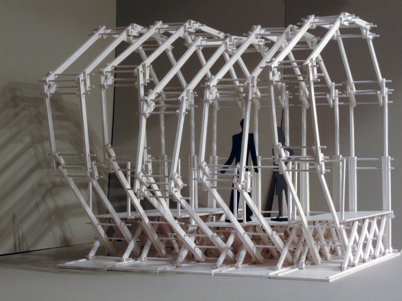 2006年國美館Co6 台灣前衛文件展，主題空間裝置「動•物」Motile Space／漆志剛