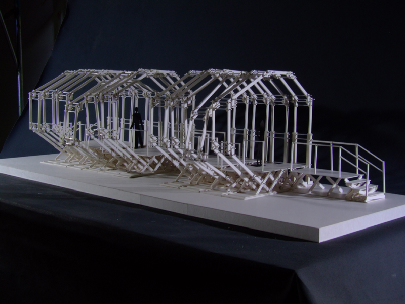 2006年國美館Co6 台灣前衛文件展，主題空間裝置「動•物」Motile Space／漆志剛