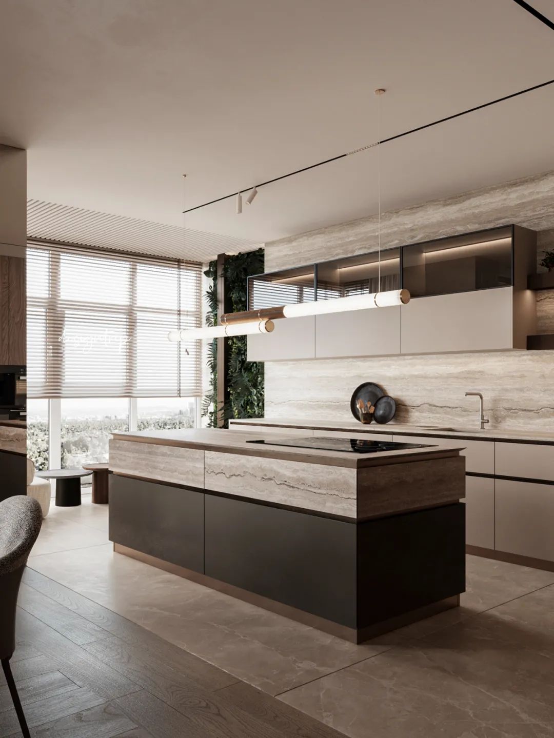 廚房流理台 中島  Kitchen LIPKI-APARTMENT公寓室內設計／N.Team Design