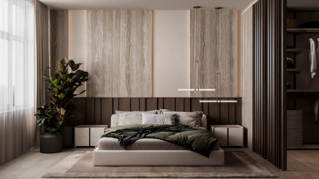 主臥室 Bedroom LIPKI-APARTMENT公寓室內設計／N.Team Design