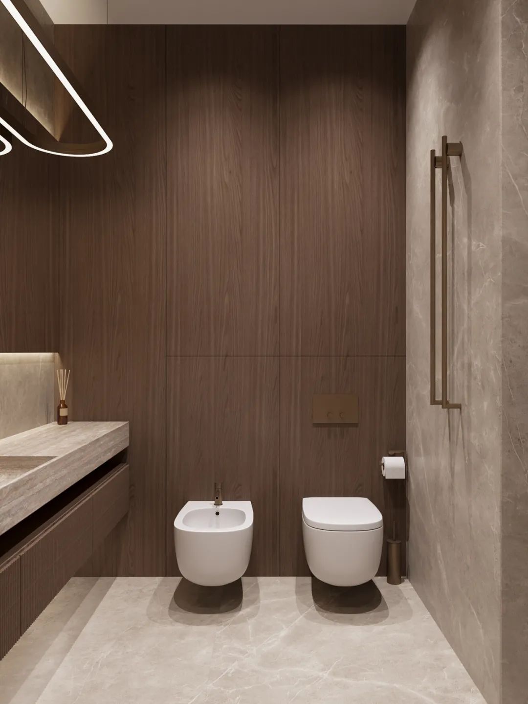 衛浴 洗手間 washroom bathroom LIPKI-APARTMENT公寓室內設計／N.Team Design