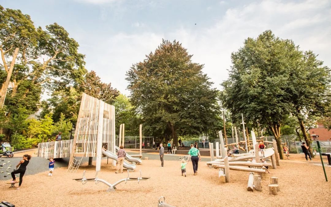 兒童遊樂場Hoyt-Sullivan Park Playground／Earthscape+Klopfer Martin Design Group