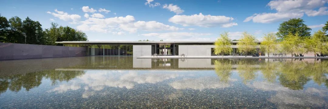 Clark Art Institute景觀設計   地點：美國，威廉姆斯  設計建造期間：2002-2014  合作方：Tadao Ando Associates；Gensler