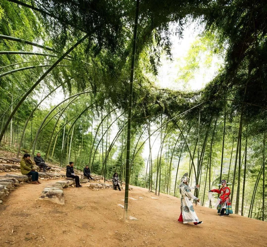DnA設計與建築師事務所,竹劇場,橫坑村,松陽縣,中國,2015;攝影:王子凌