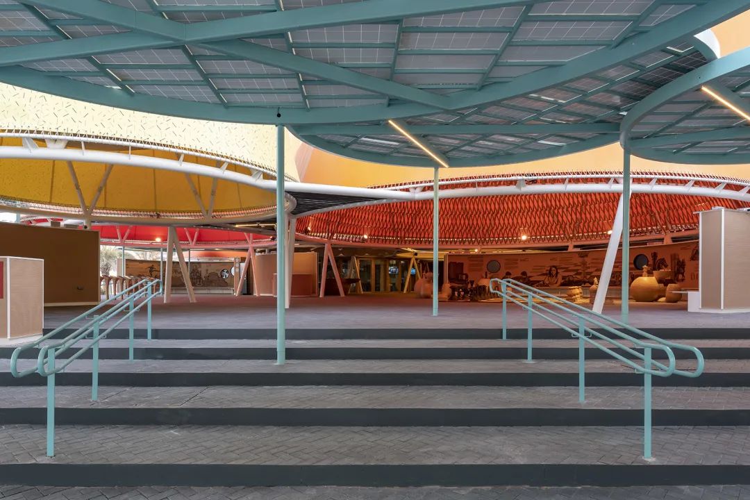 Spain Pavilion | Expo 2020 Dubai 2020年杜拜世博會西班牙館／Amann Canovas Maruri 展館入口細部©Luis Asín, Adriá Goula