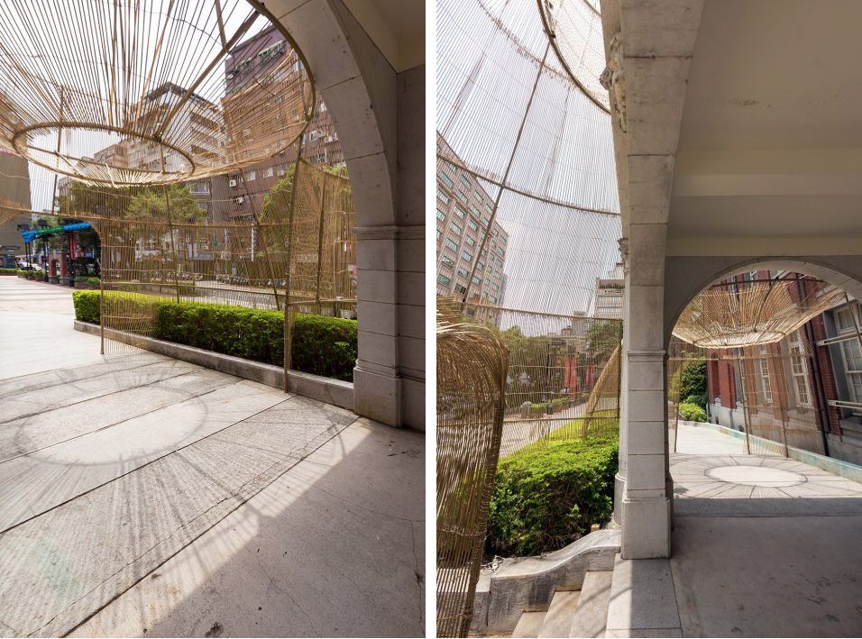 台北當代藝術館竹構 竹編 筌裝置藝術 taiwan bamboo structure／范承宗