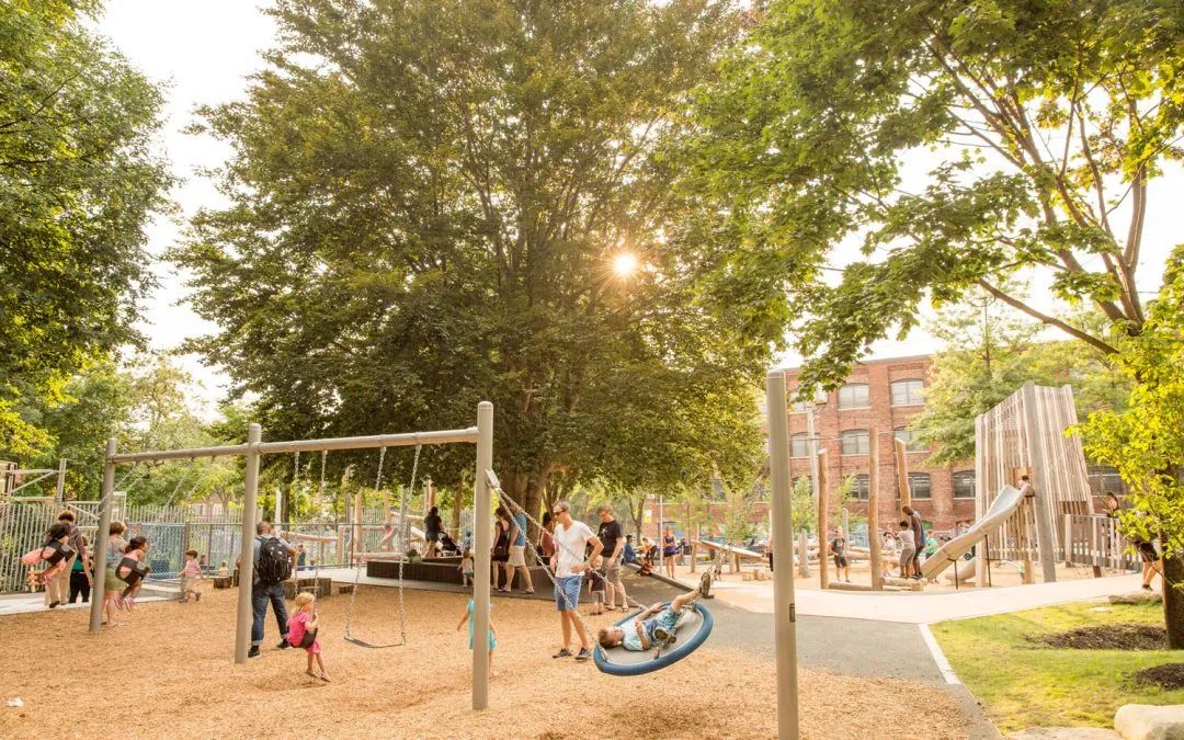 兒童遊樂場Hoyt-Sullivan Park Playground／Earthscape+Klopfer Martin Design Group