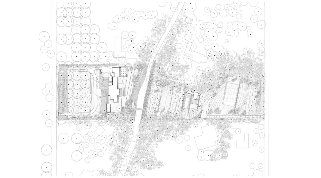 整體平面圖 美國達拉斯Beck House景觀設計 landscape design garden Dallas USA