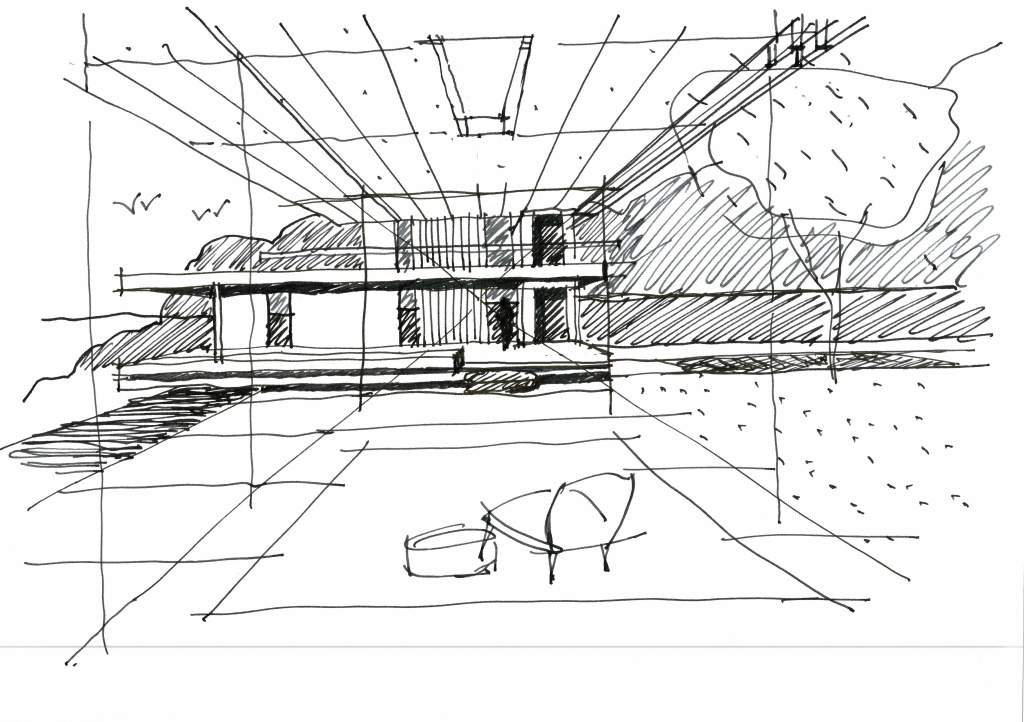 sketch 南非開普敦South Africa Cape Town Beyond Villa 別墅／SAOTA