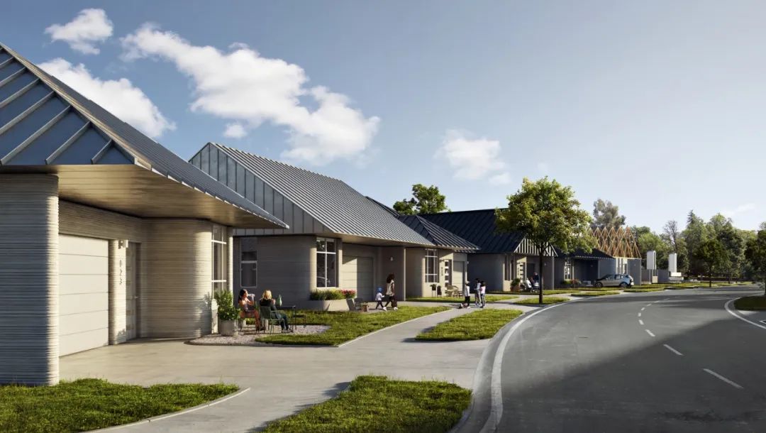 ICON Lennar Build Largest Neighborhood of 3D-printed Homes BIG-Bjarke Ingels Group 3D列印社區 住宅 建築