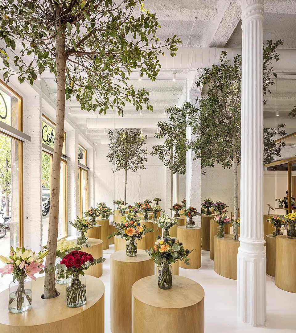 巴塞隆納花店室內設計 Spain Barcelona Colvin Florist interior design/Roman Izquierdo Bouldstridge