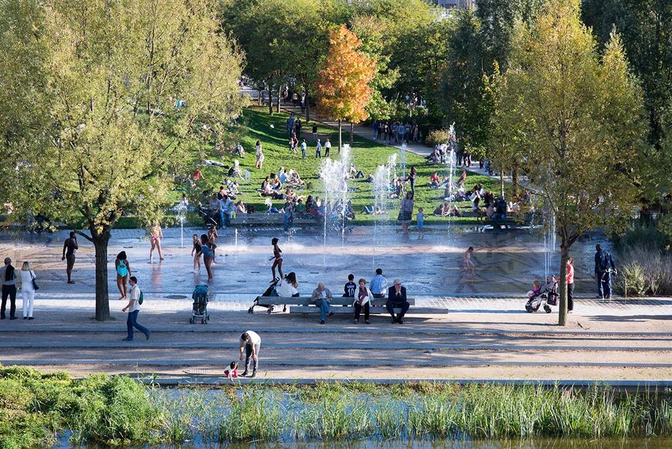 巴黎景觀設計馬丁·路德·金公園Clichy-Batignolles Paris Landscape Architecture Martin Luther King Park／Atelier Jacqueline Osty & associes 