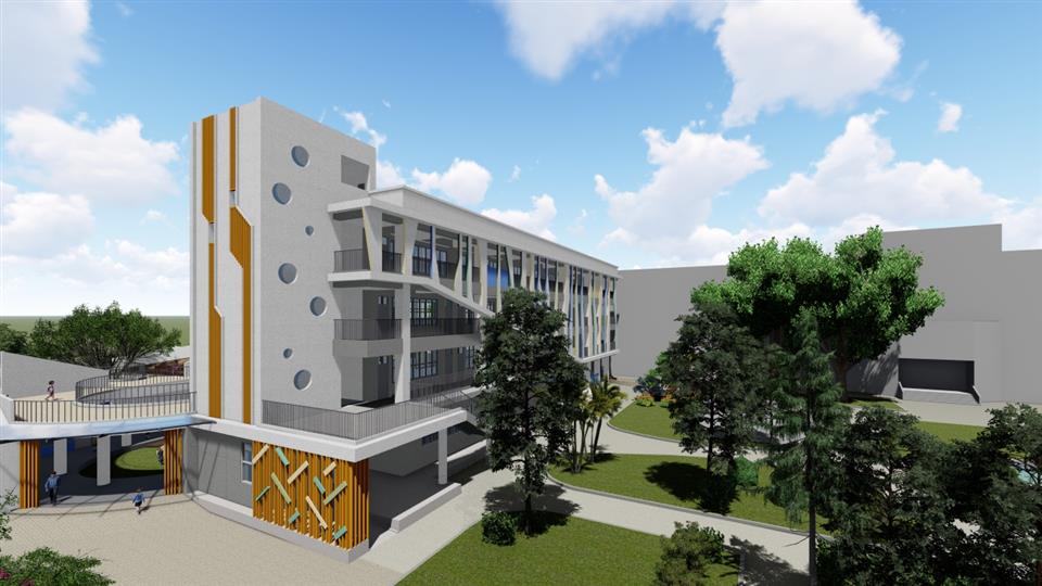 新庄國小完工模擬圖 許正龍建築師事務所設計