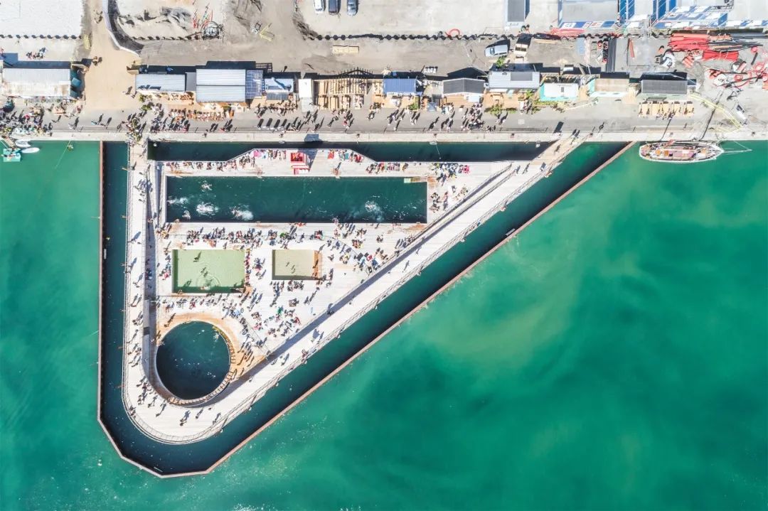 丹麥阿爾路斯港口浴場 水上公共空間 公共游泳池 Aarhus Harbor Bath Havnebadet PUblic Swimming Pool/BIG Bjarke Ingels Group