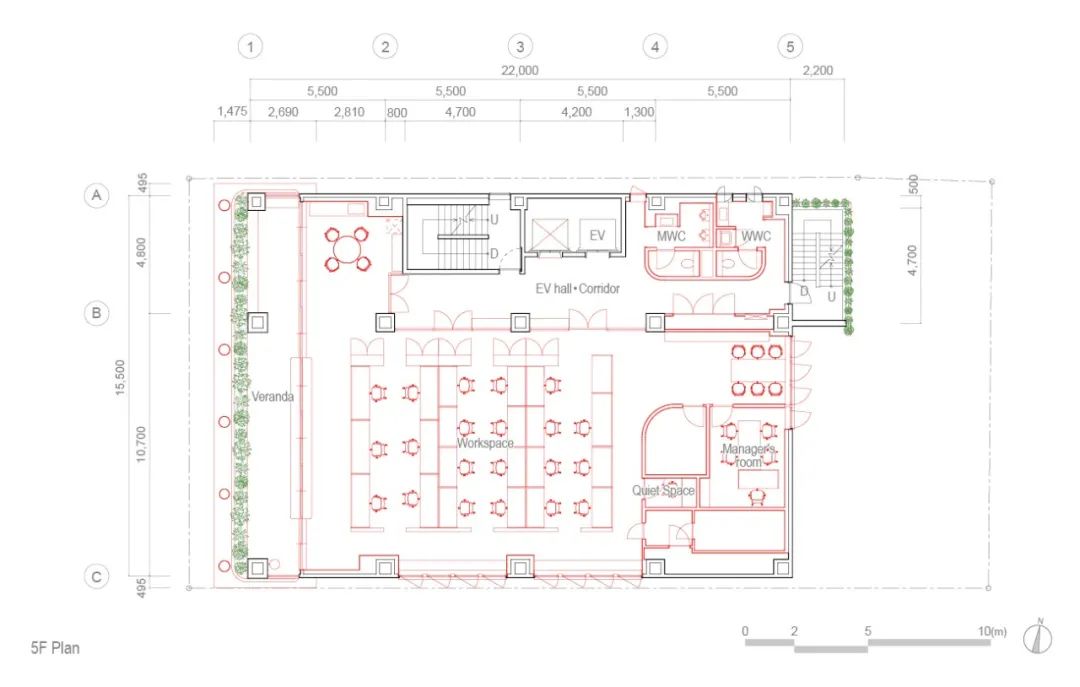 ，淺沼組名古屋辦公大樓 Japan Nagoya Corporate Good Cycle Building 001／Nori Architects 川島範久建築設計事務所 + 淺沼組 ASANUMA CORPORATION