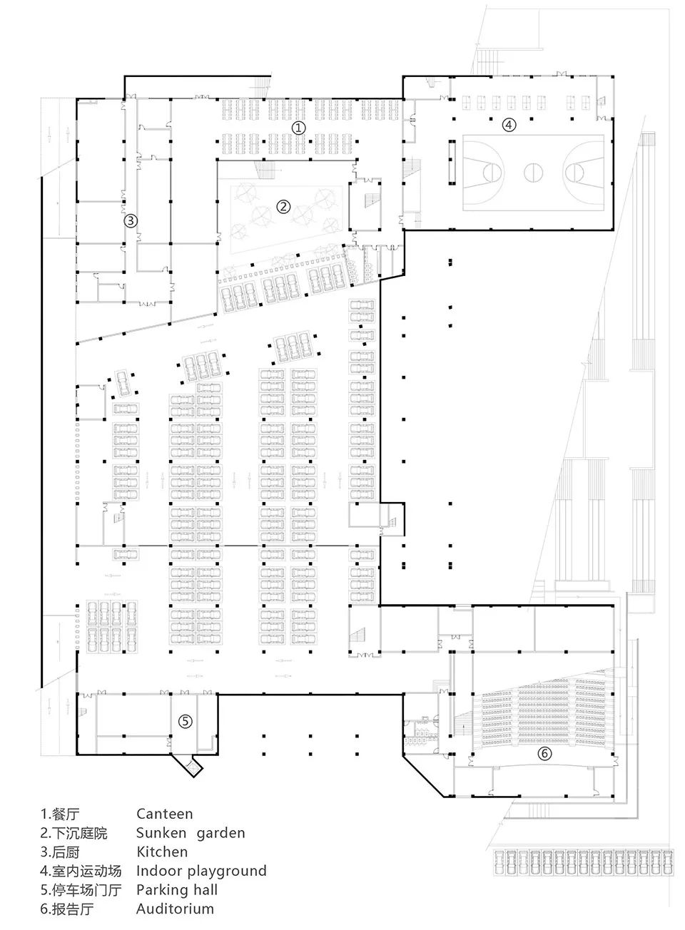 China School Campus Architecture Design 中國銅陵市十五中西湖校區及師範附小新校區／地平線建築設計