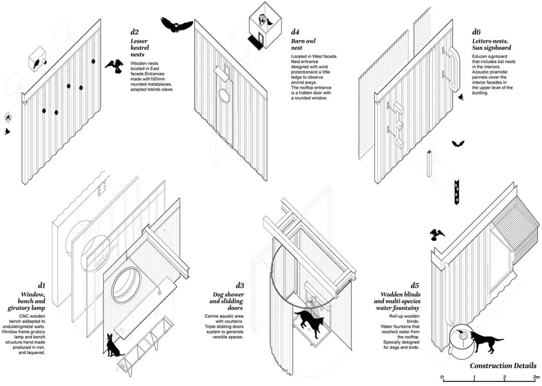 西班牙狗與人及其他物種訓練學校Educan School for Dogs, Humans and Other Species／Eeestudio + Lys Villalba