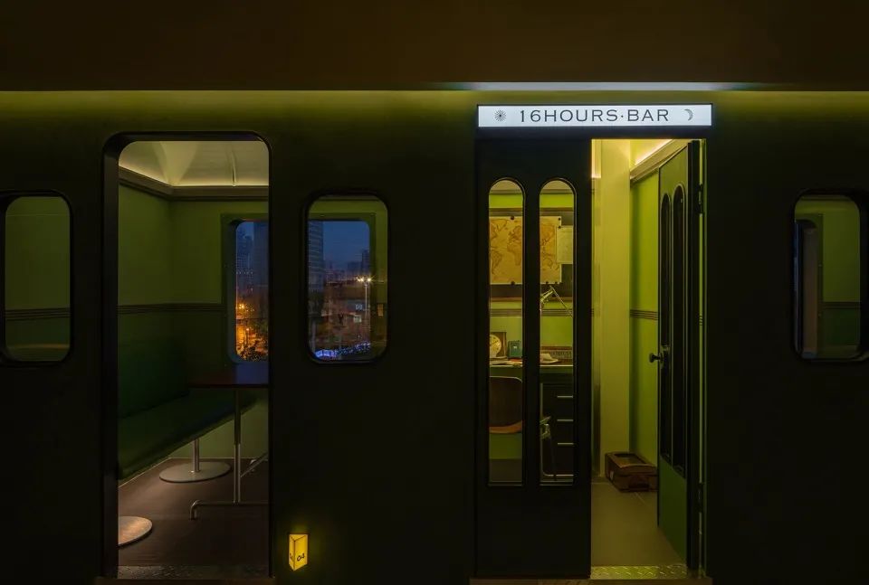 整體配置仿若魏斯·安德森的電影美學空間 16HOURS Bar Restaurant Interior Design 餐酒館餐廳酒吧室內設計／ARSOO Design
