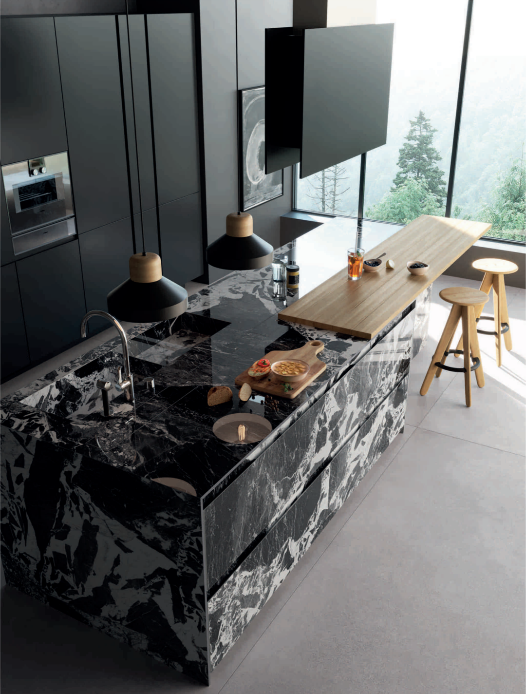 廚房中島  室內設計 室內裝潢 岩板 Sintered Stone interior design