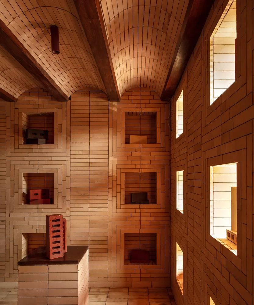 印度德里磚塊磚材展示體驗中心室內設計 India Dehli Jindal Mechno Bricks The Brick Bond Showroom interior design／RA Design Interiors Studio