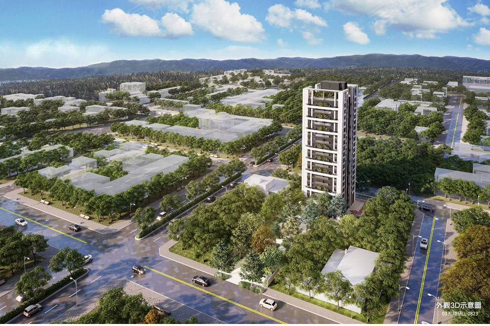 台中市北屯十期指標新案「裕翔研山」正式開工 彭文苑建築師擔綱設計