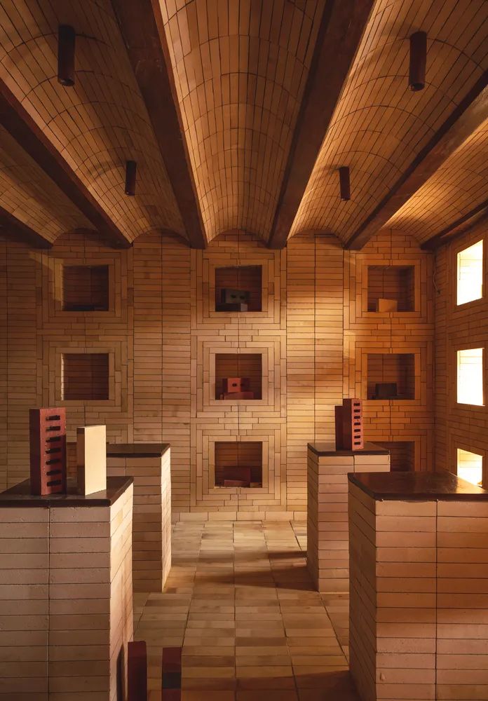 印度德里磚塊磚材展示體驗中心室內設計 India Dehli Jindal Mechno Bricks The Brick Bond Showroom interior design／RA Design Interiors Studio