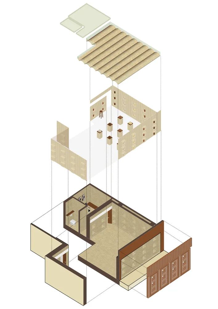 印度德里磚塊磚材展示體驗中心室內設計 India Dehli Jindal Mechno Bricks The Brick Bond Showroom interior design／RA Design Interiors Studio