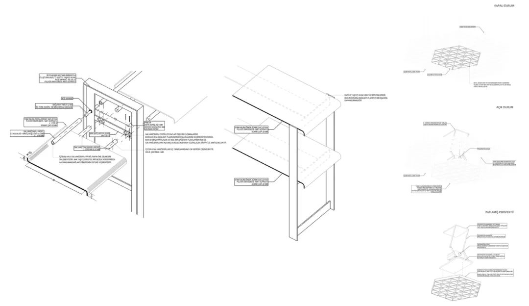 細部詳圖 伊斯坦堡高架橋 Mecidiyekoy Art & Istanbul Bookstore/KAAT ARCHITETURE + URBAN & caps.office