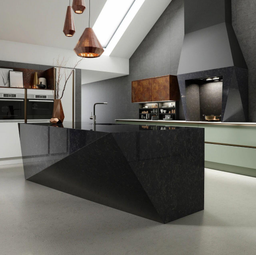 廚房中島 室內設計 室內裝潢 岩板 Sintered Stone interior design