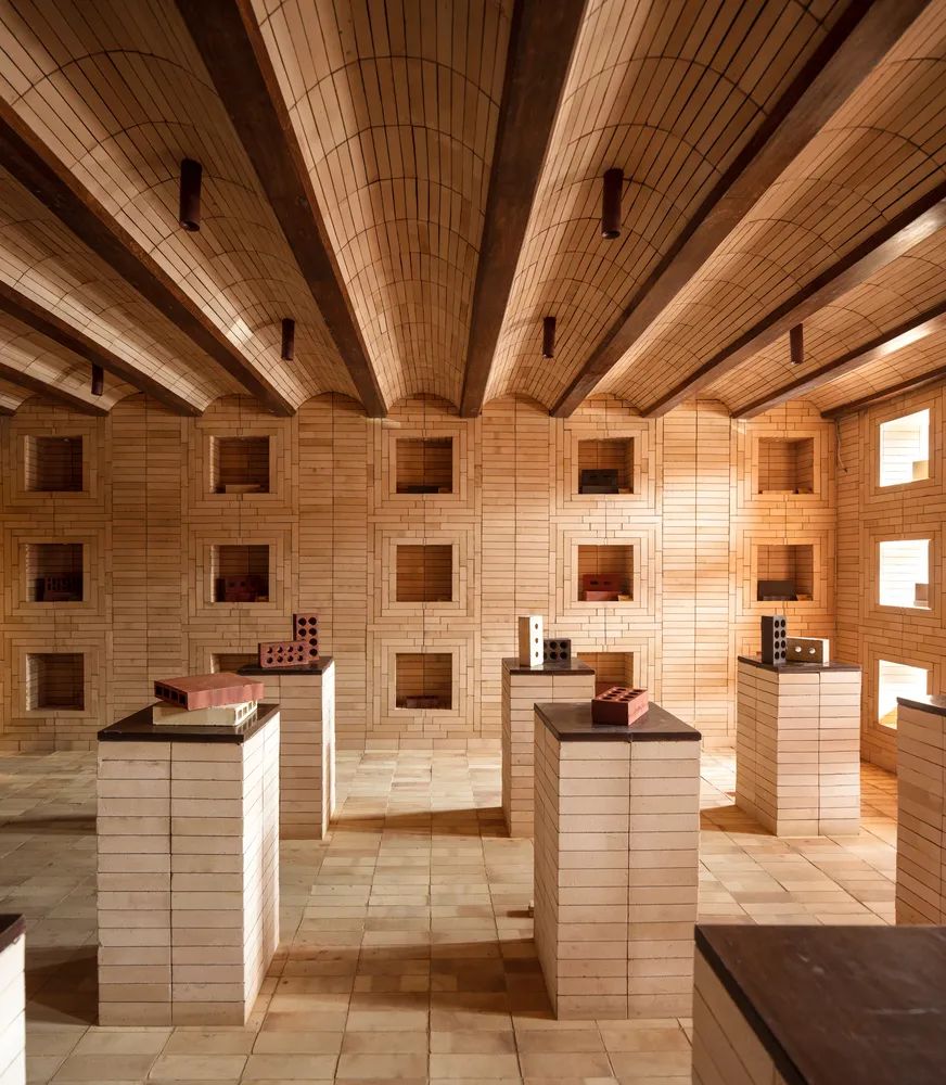 印度德里磚塊磚材展示體驗中心室內設計 India Dehli Jindal Mechno Bricks The Brick Bond Showroom interior design／RA Design Interiors Studio