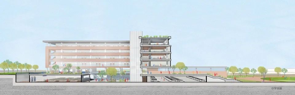 China School Campus Architecture Design 中國銅陵市十五中西湖校區及師範附小新校區／地平線建築設計