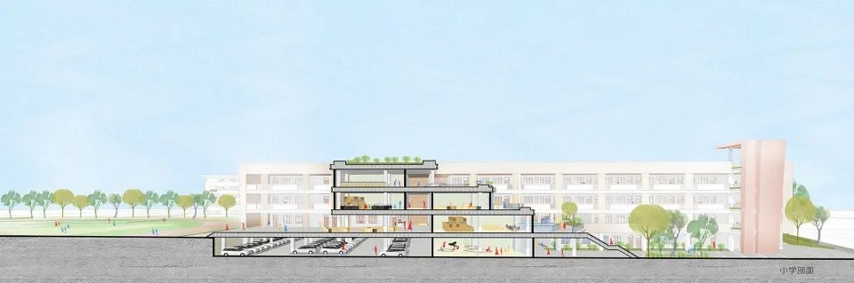 China School Campus Architecture Design 中國銅陵市十五中西湖校區及師範附小新校區／地平線建築設計