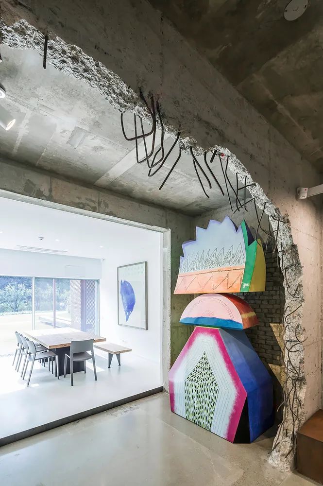 裸露的鋼筋 會議室 meeting room 首爾金谷洞辦公室室內設計改造 Seoul Office interior design／BCHO Architects Associates
