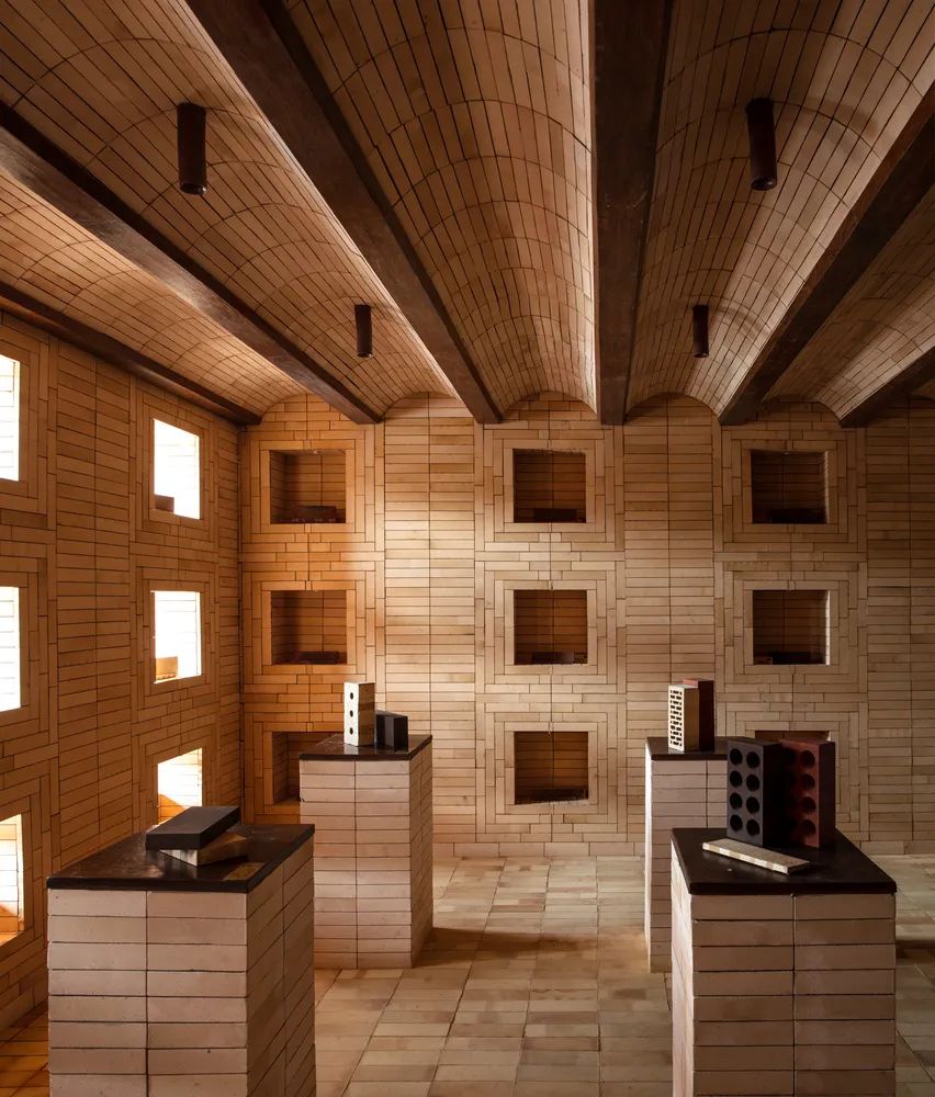 印度德里磚塊磚材展示體驗中心室內設計 India Dehli Jindal Mechno Bricks The Brick Bond Showroom interior design／RA Design Interiors Studio