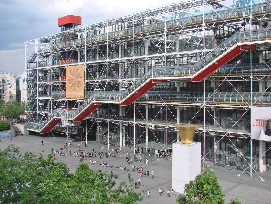 龐畢度藝術中心Centre Georges Pompidou/ Renzo Piano Building Workshop + Richard Rogers, 1977 © 鄔超 wiku，英國建築師理查德·羅傑斯（Richard Rogers）