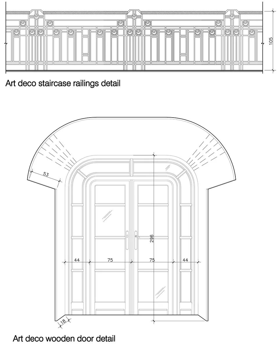 大樣詳圖 以色列海法市酒吧 Israel Haifa Fattoush Bar/k.o.t architects