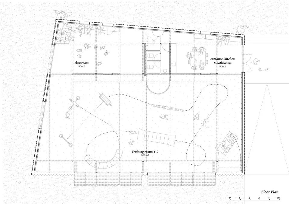 西班牙狗與人及其他物種訓練學校Educan School for Dogs, Humans and Other Species／Eeestudio + Lys Villalba
