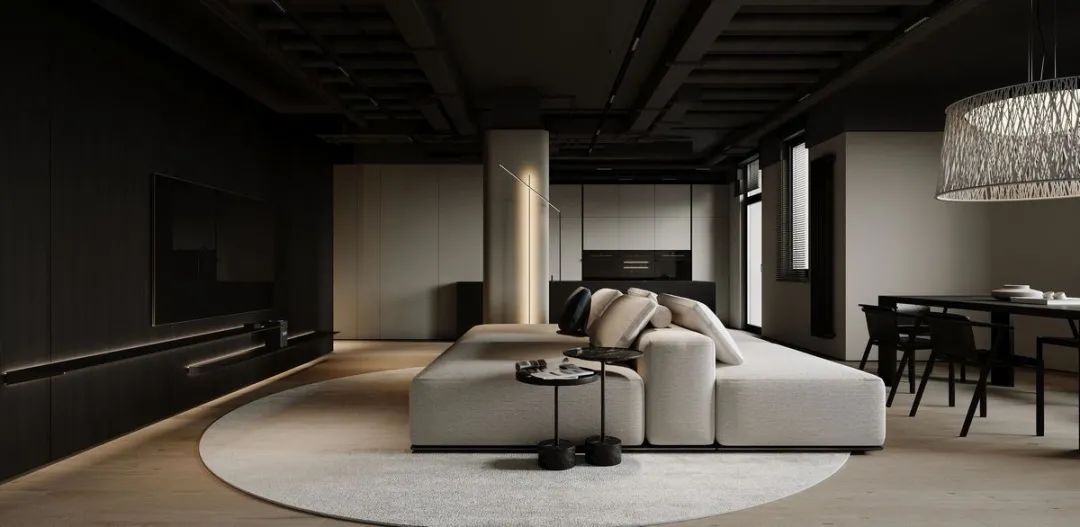 起居室 living room 客廳 Russia Mosfilm115 interior design 住宅室內設計／Hot Walls | Mikhail Shaposhnikov 