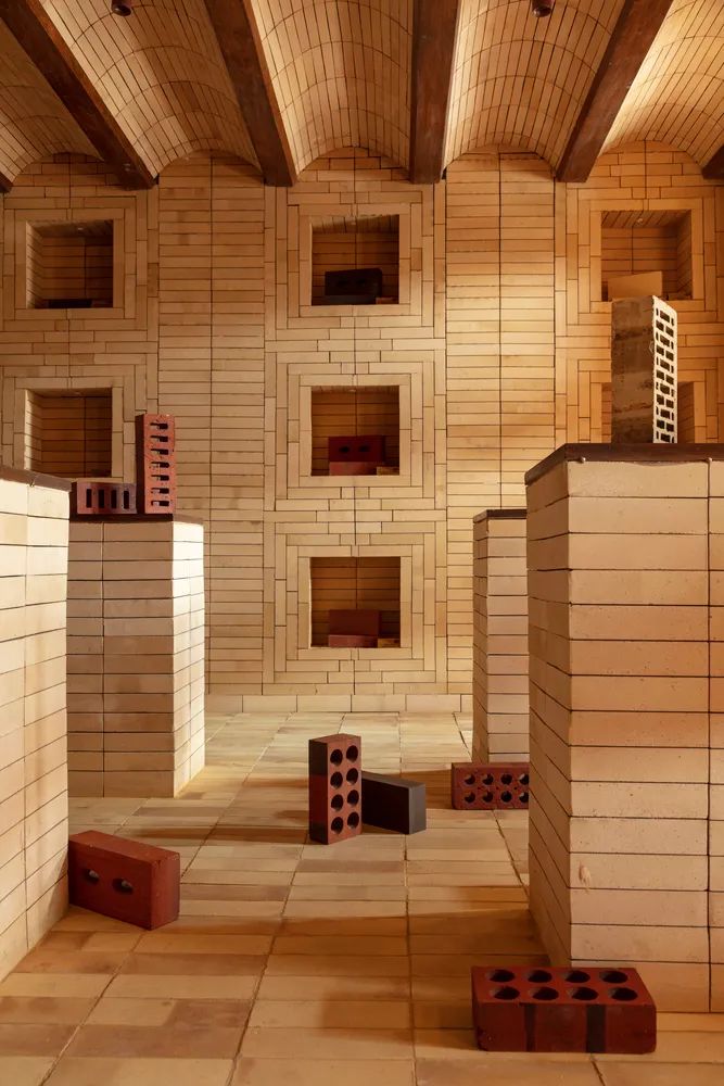 印度德里磚塊磚材展示體驗中心室內設計 India Dehli Jindal Mechno Bricks The Brick Bond Showroom interior design／RA Design Interiors Studio