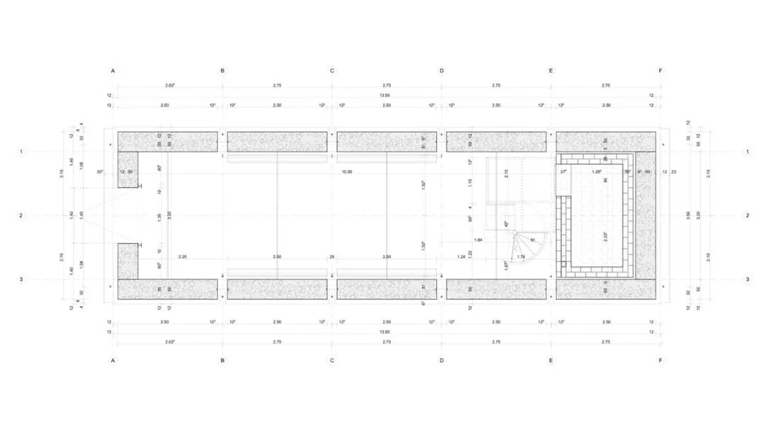 地面層平面圖 Plan 瑞士手工磚博物館窯塔Suisse Switzerland Kiln Tower for the Brickworks Museum／Boltshauser Architekten