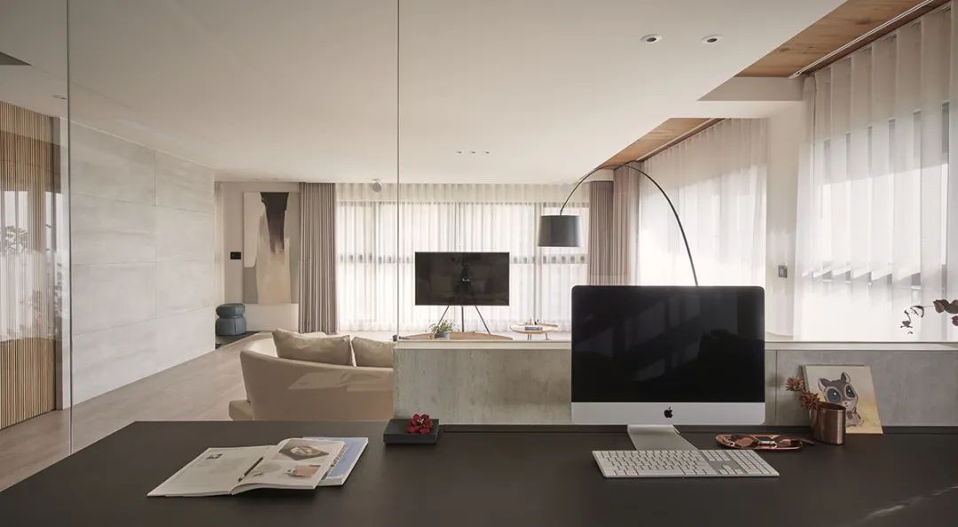 書房 樸光空敘住宅室內設計 Taiwan Taoyuan interior design apartment house／攸關設計 
