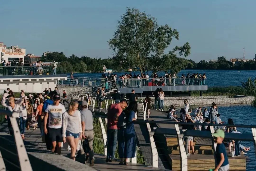  landscape design 景觀設計 俄羅斯喀山市卡班湖群水濱區作品 Revitalizing Kazan's Prime Waterfront／設計：土人設計／位置：俄羅斯喀山市