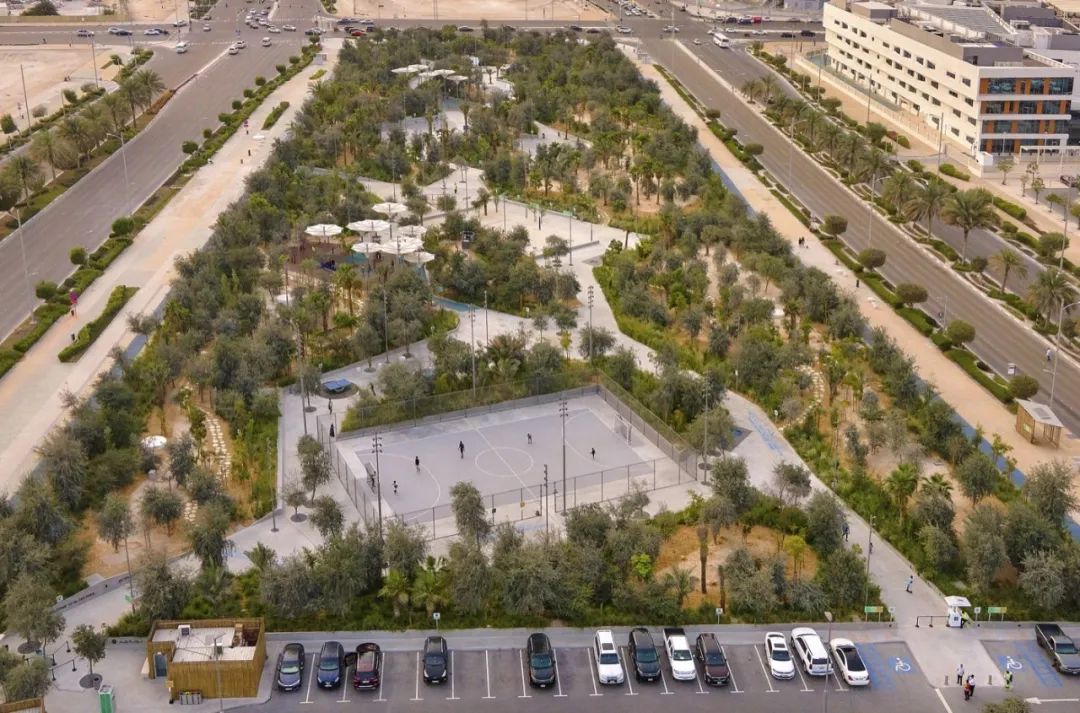  landscape design 景觀設計 Al Fay公園 Al Fay Park／設計：SLA Architects／位置：阿拉伯聯合大公國 阿布達比