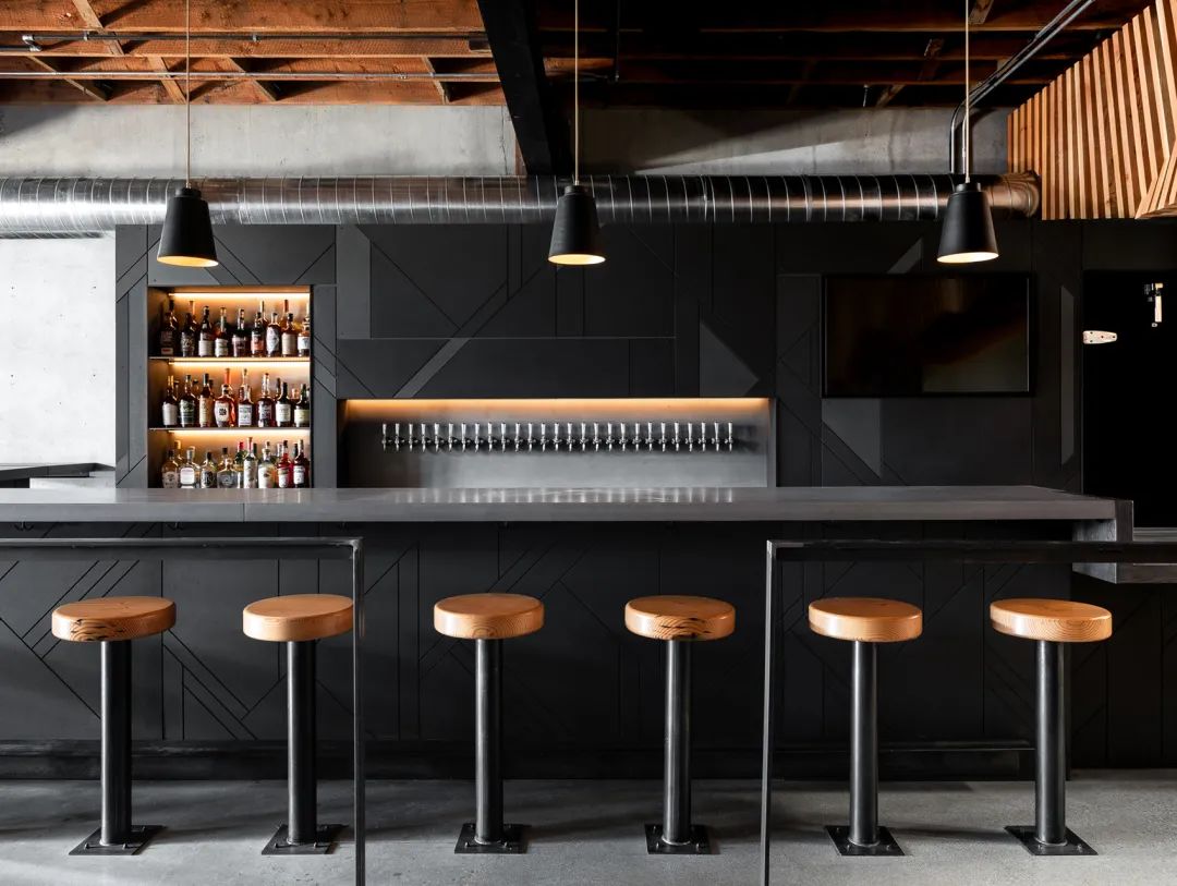 吧檯區域 美國餐廳室內設計 Edmonds Leftcraft Restaurant interior／Graham Baba Architects