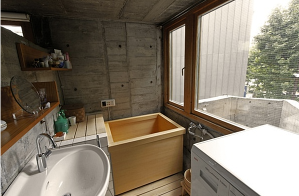 衛浴空間 bathroom 日本東京私人住宅塔之家 Japan Tokyo Tower House／東孝光 Takamitsu Azuma