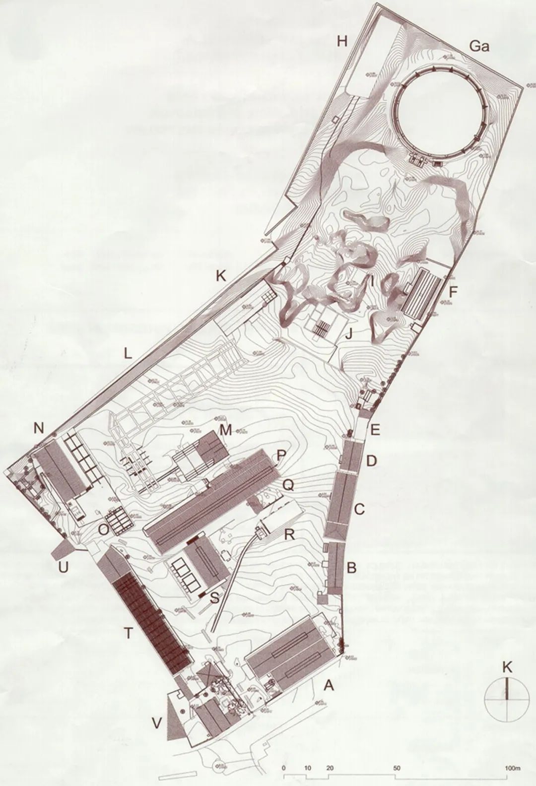 全區配置圖 伊斯坦堡煤氣廠及博物館 Turkey Istanbul Hasanpaşa Gasworks Park and Museum Complex／İTÜ &DS Architecture