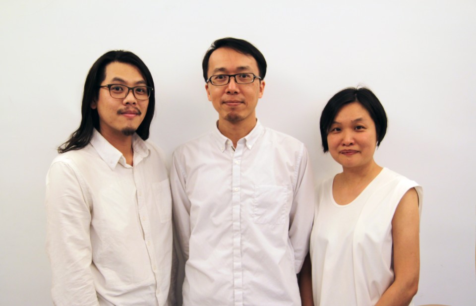 上滕聯合建築師事務所楊秋煜(中)、張雯怡(右)、劉彥佑(左)