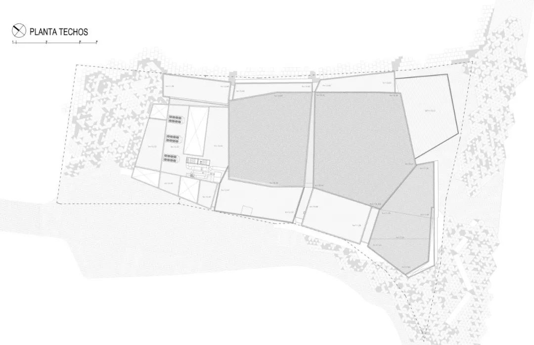 屋頂平面圖 roof Plan 墨西哥博卡音樂廳 Mexico Foro Boca Concert Hall／Rojkind Arquitectos