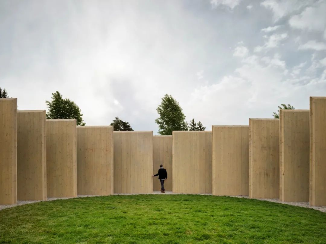 木構造公共藝術裝置藝術 Jackson Hole Public Art Installation Town Enclosure／CLB Architects