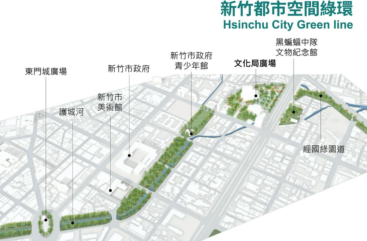新竹市文化綠廊環境景觀縫合工程／周書寬 周書寬 合寬建築師事務所